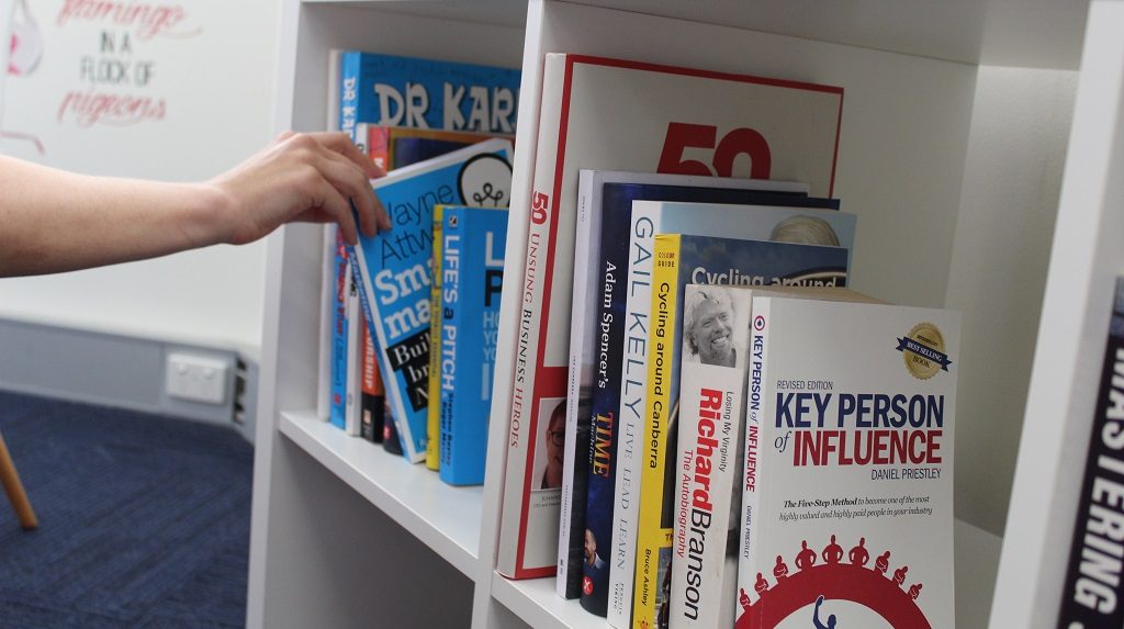 Stock image of books