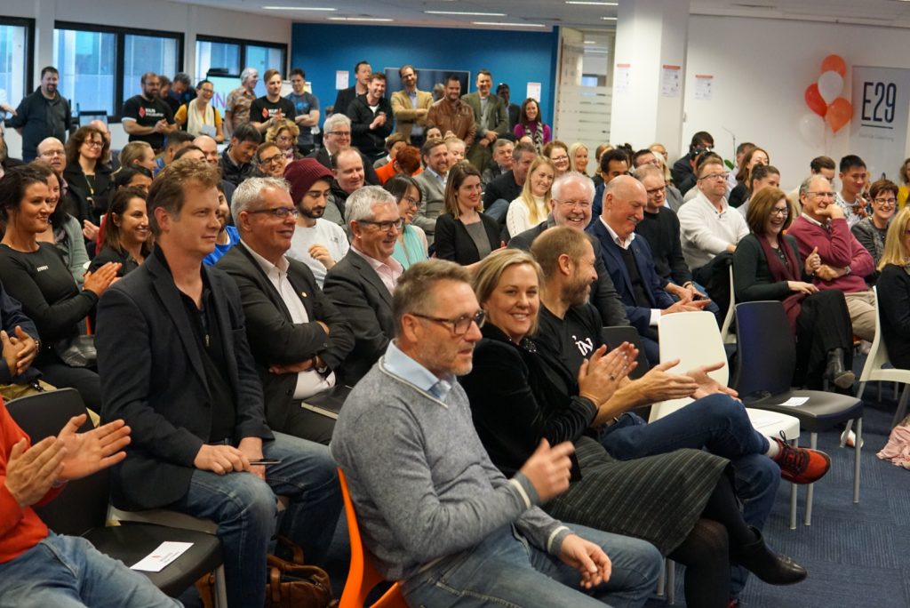 Billion Dollar Panel People at an event at the Canberra Innovation Network