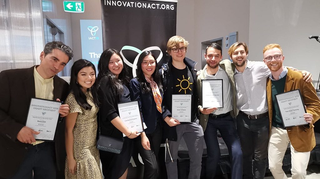 Innovation ACT Winners group shot
