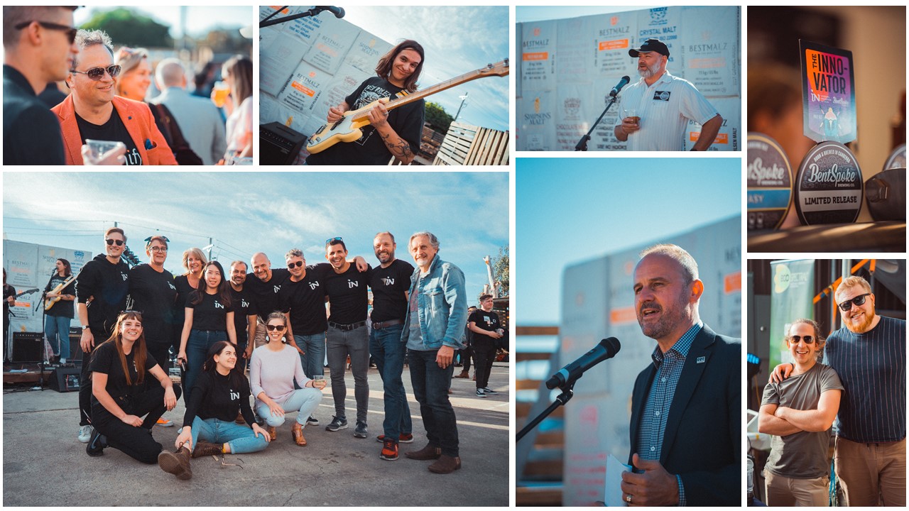 2019 Innovation Showcase Highlights Collage of pictures of the 2019 Innovation Showcase
