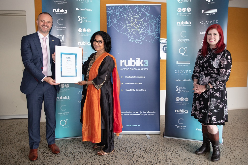 2020 Canberra Business Woman of the Year, Sunita Kumar 2020 Canberra Business Woman of the Year, Sunita Kumar