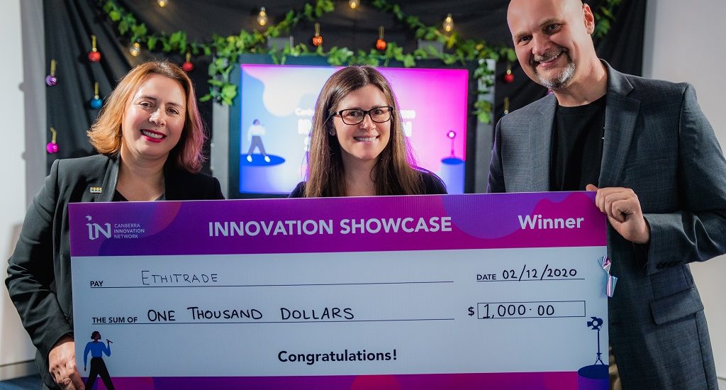Innovation Showcase 2020 Winner, Zoe Piper and Ethitrade