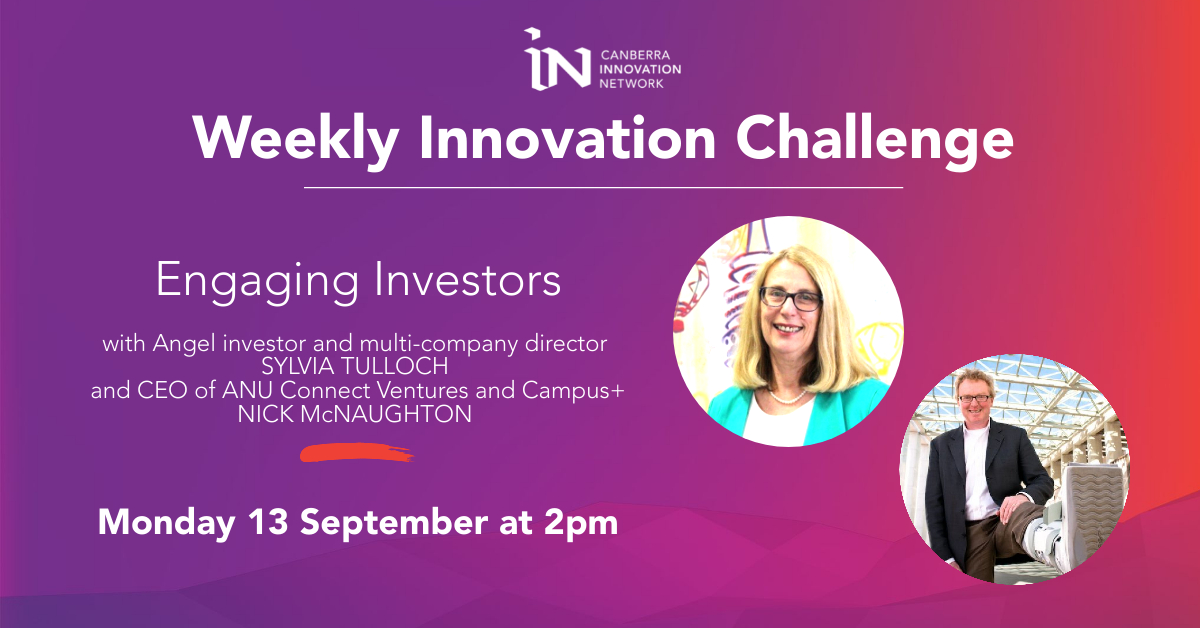 Weekly Innovation Challenge 4 Engaging Investors